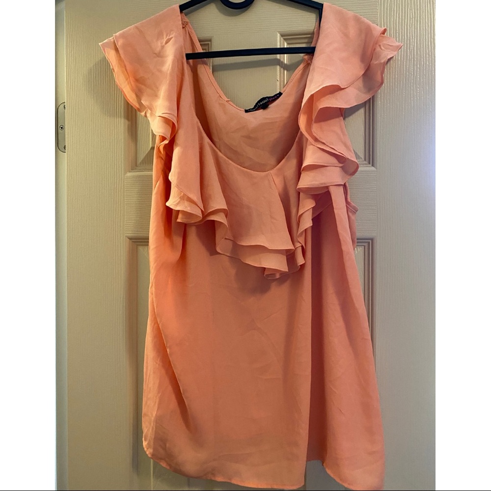 Coral Plus Top/Blouse Size 2XL